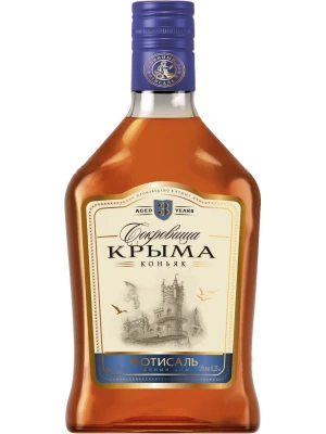 Коньяк Сокровища Крыма Трехлетний 0.25 л