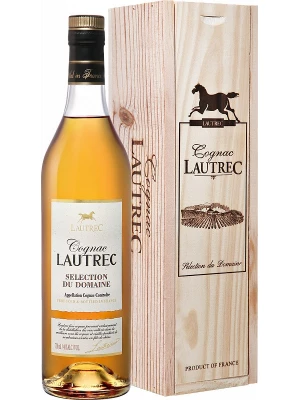 Коньяк Lautrec Selection du Domain, wooden box 0.7 л