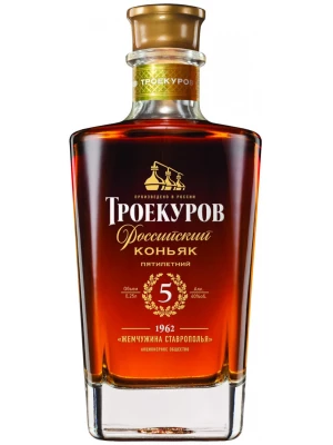 Коньяк Троекуров, Пятилетний 0.25 л