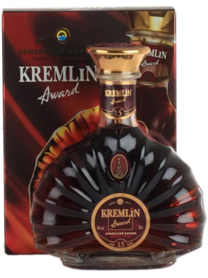 Коньяк Kremlin Award 15 Years Old, gift box 0.5 л