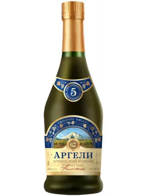 Коньяк Аргели 5-летний 0.5 л