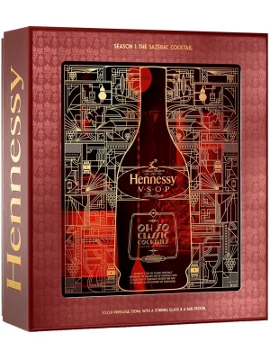 Коньяк Hennessy VSOP, gift box with glass & bar spoon