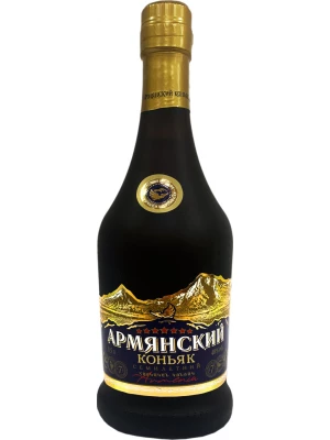Коньяк Agatat Gold, Armenian Cognac 7 Years Old, matte bottle 0.5 л