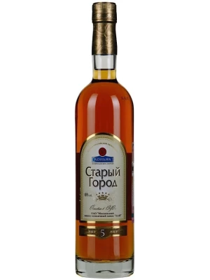 Коньяк Старый город 5 лет выдержки 0.7 л