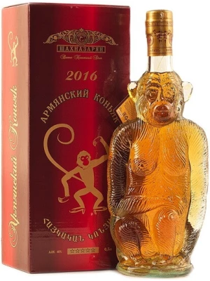 Коньяк Шахназарян, Армянский коньяк 5-летний, (Обезьяна), в подарочной коробке 0.5 л