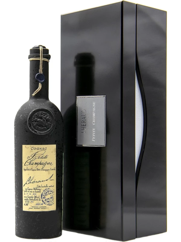 Lheraud, Cognac Petite Champagne, wooden box