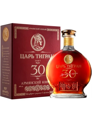 Коньяк Царь Тигран 30-летний, в подарочной коробке 0.7 л