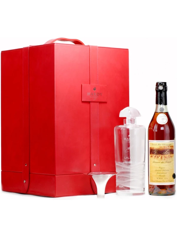 Hardy Privilege, crystal decanter Lalique and gift box