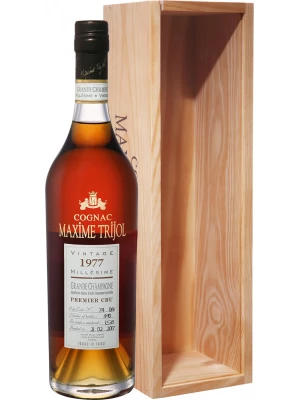 Коньяк Maxime Trijol Grande Champagne Premier Cru AOC, wooden box 1977 0.7 л