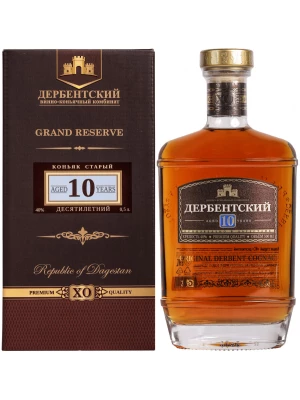 Коньяк ДВКК, 10-летний КС, в подарочной коробке 0.5 л