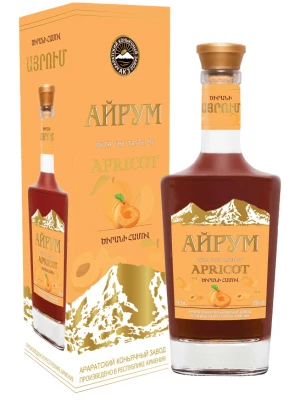 Коньяк Айрум Абрикос, в подарочной коробке 0.5 л
