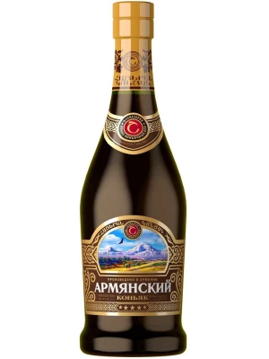 Коньяк Армянский коньяк 5 звезд, матовая бутылка 0.5 л