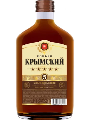 Коньяк Крымский 5-летний 0.25 л