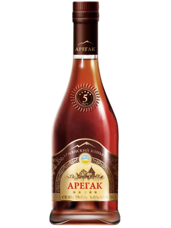Армянский коньяк Арегак 5 Звезд