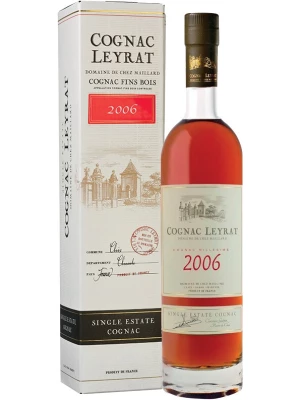 Коньяк Leyrat Millesime Single Estate, Fins Bois AOC, gift box 2006 0.5 л