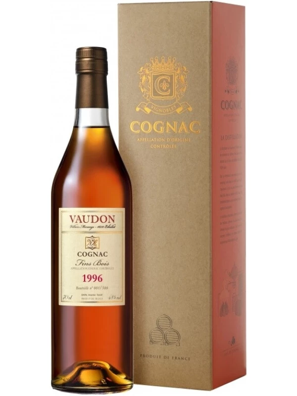 Vaudon Vintage, Cognac Fins Bois AOC, gift box
