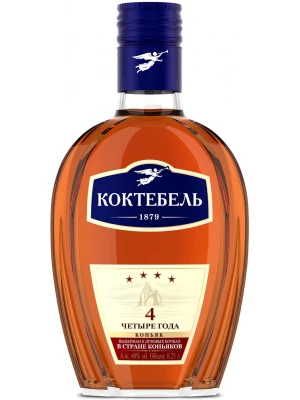 Коньяк Коктебель 4 Звезды 0.25 л