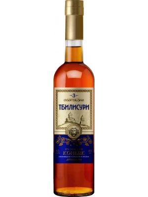 Коньяк Тбилисури 3 звезды 0.5 л