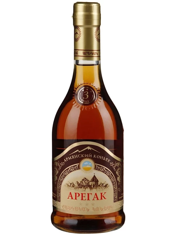 Армянский коньяк Арегак 3 Звезды