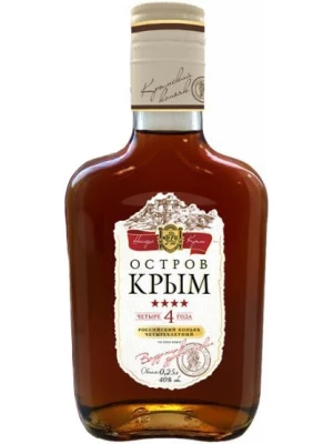 Коньяк Остров Крым 4-летний 0.25 л