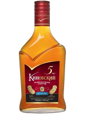 Коньяк Киновский Пятилетний 0.25 л