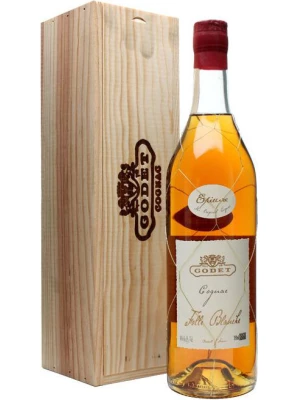 Коньяк Godet, Epicure Folle Blanche, wooden box 0.7 л