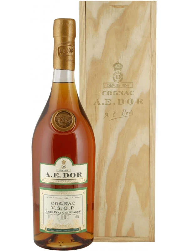 A.E. Dor VSOP Rare Fine Champagne, wooden box