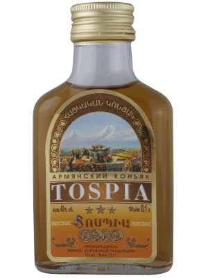 Коньяк Van 777, Tospia 3 years old 0.1 л
