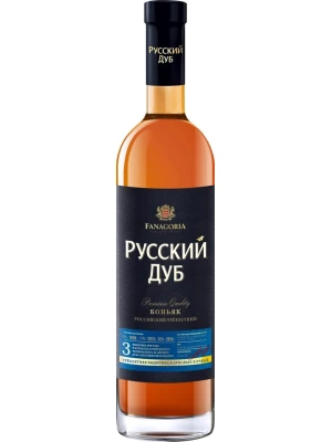 Коньяк Русский Дуб 3-летний 0.5 л