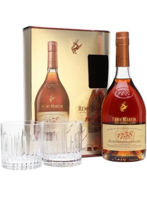 Коньяк Remy Martin, 1738 Accord Royal, gift box with two glasses 0.7 л