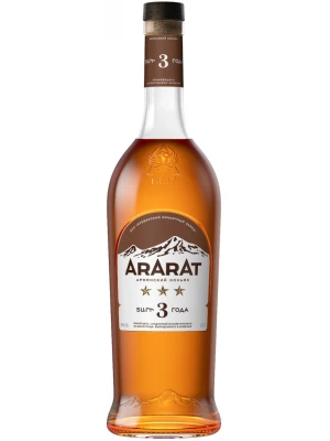 Коньяк Арарат 3 звезды 0.7 л