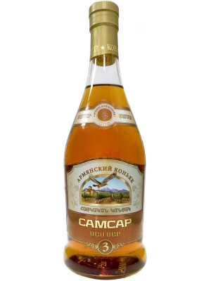 Коньяк Самсар Трехлетний 0.5 л