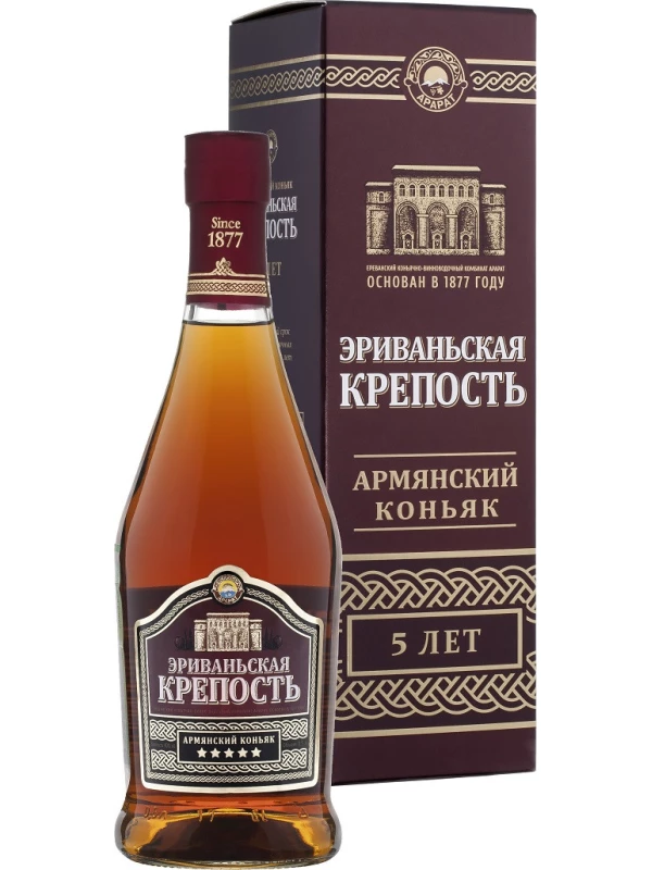 Эриваньская крепость 5 лет, в подарочной коробке