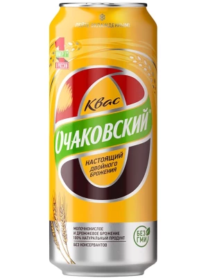 Квас Очаковский, в жестяной банке 0.5 л