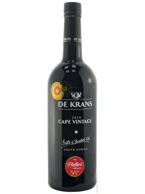 Портвейн De Krans, Cape Vintage 2020 0.75 л
