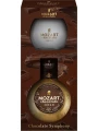 Mozart Chocolate Cream, gift box with round glass — фото 1