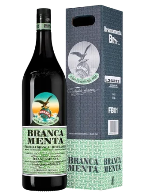 Ликер Branca Menta, gift box 3 л