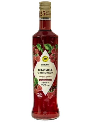 Ликер Шуйская Малина с коньяком 0.5 л