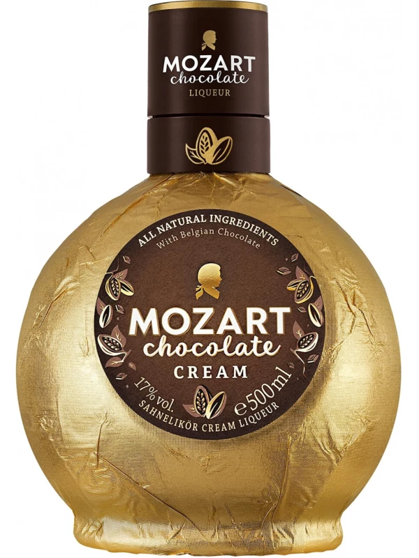 Mozart Chocolate Cream, gift box with cupcake glass