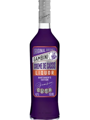 Ликер KVKZ, Gambini Creme de Cassis 0.7 л