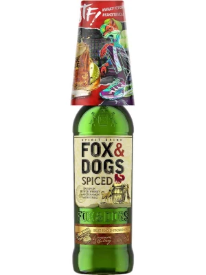 Ликер Fox & Dogs Spiced, with glass 0.7 л