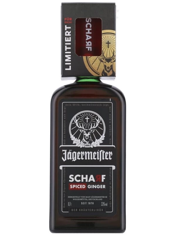 Jagermeister Scharf, set with shot