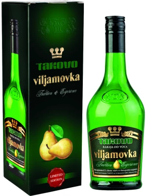 Ликер Takovo, Viljamovka, gift box 0.7 л