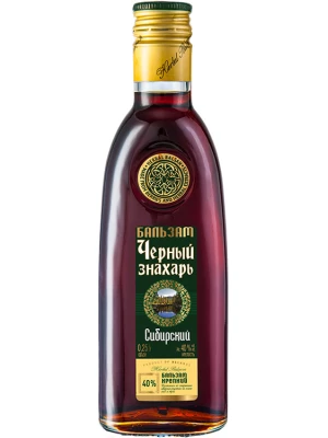 Ликер Черный знахарь Сибирский, бальзам 0.25 л
