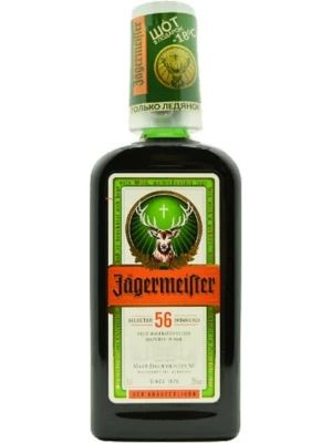 Ликер Jagermeister with glass shot 0.7 л