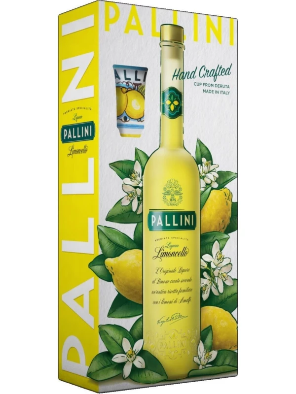 Pallini, Limoncello, gift box with ceramic cup