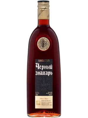 Ликер Черный знахарь Оригинальный, бальзам 0.5 л