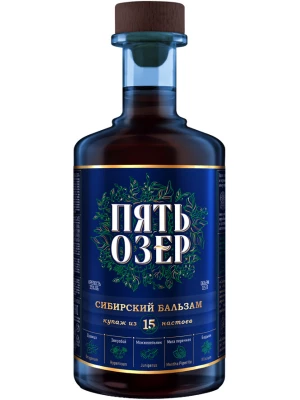 Ликер Пять Озер Сибирский бальзам 0.5 л