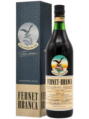 Ликер Fernet Branca, gift box 3 л