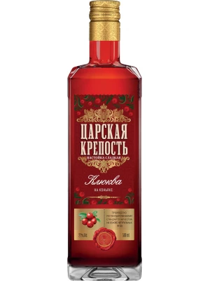 Ликер Царская Крепость Клюква на Коньяке 0.5 л